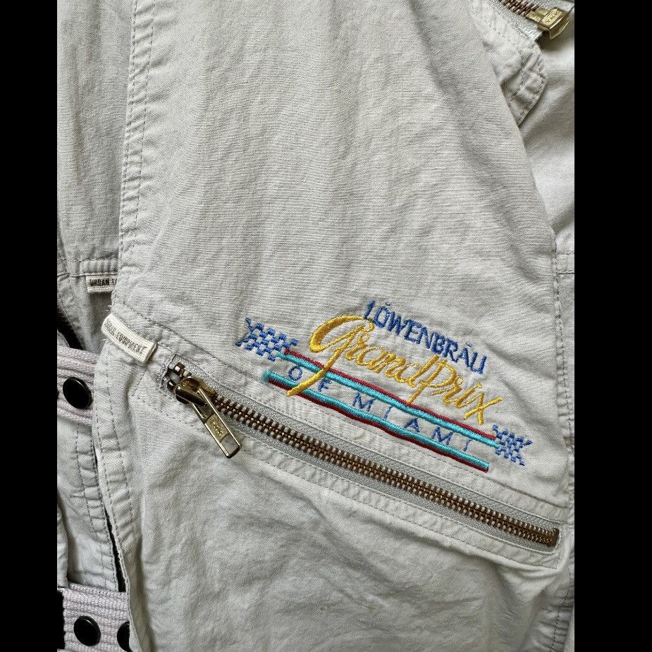 Other VINTAGE 1980s MIAMI GRAND PRIX F1 RACING JACKET LOWENBRAU Size US M / EU 48-50 / 2 - 4 Thumbnail