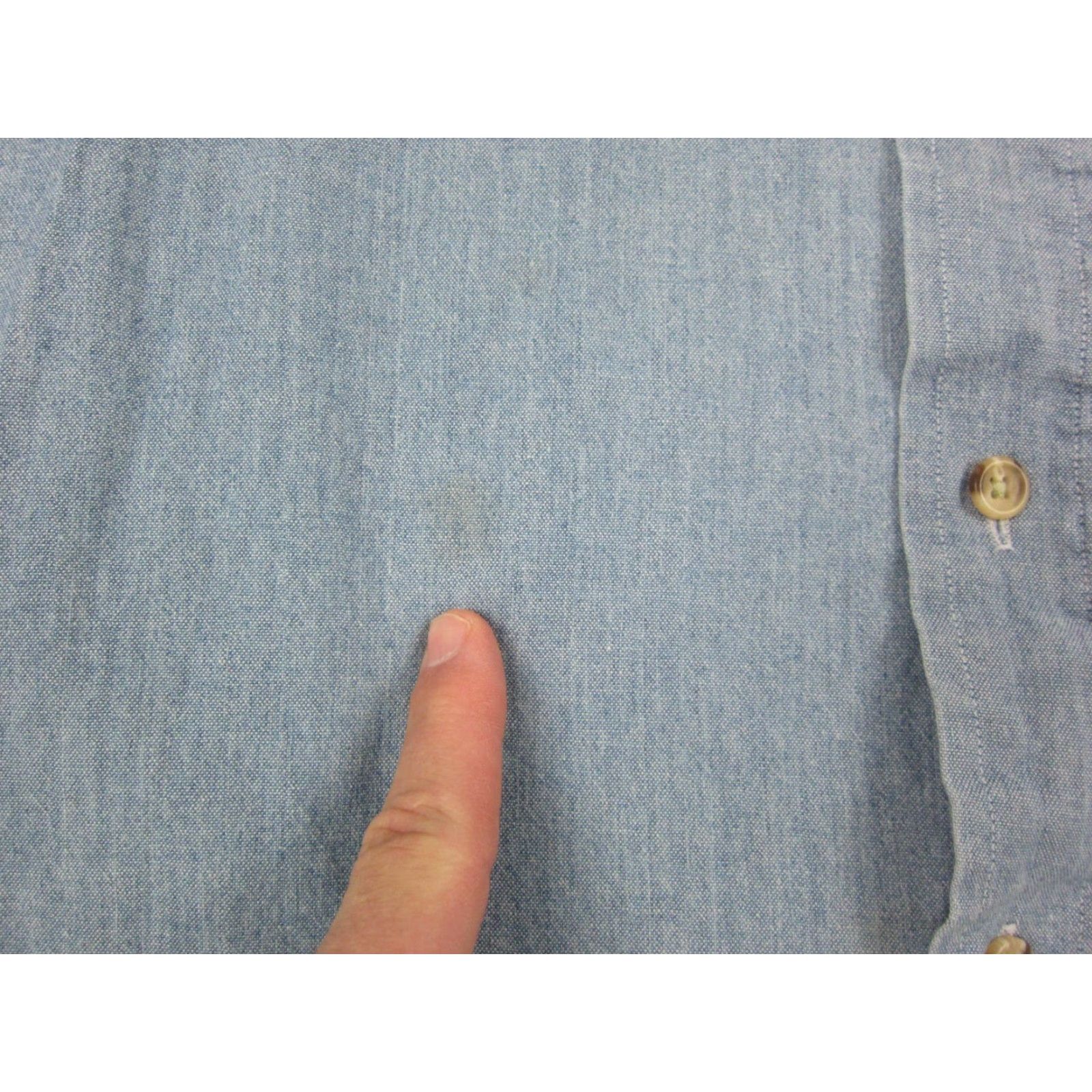 Arrow Vintage Arrow Shirt Mens XL Blue Chambray Button-Up Collar Pocketed 17 Regular Fit USA Size US XL / EU 56 / 4 - 6 Thumbnail