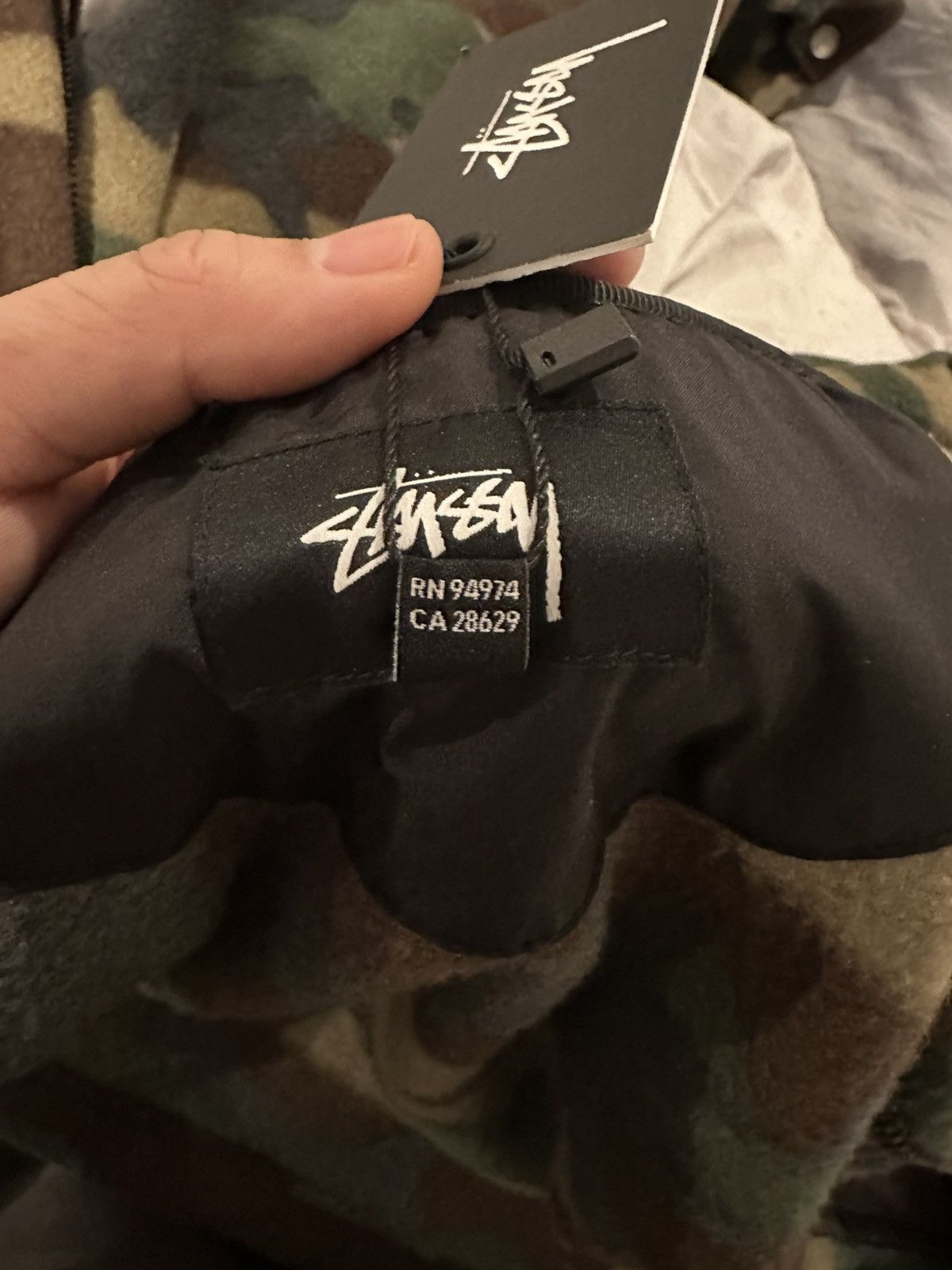 Stussy Stussy Camo Fleece Zip Up Shirt Size US M / EU 48-50 / 2 - 8 Thumbnail