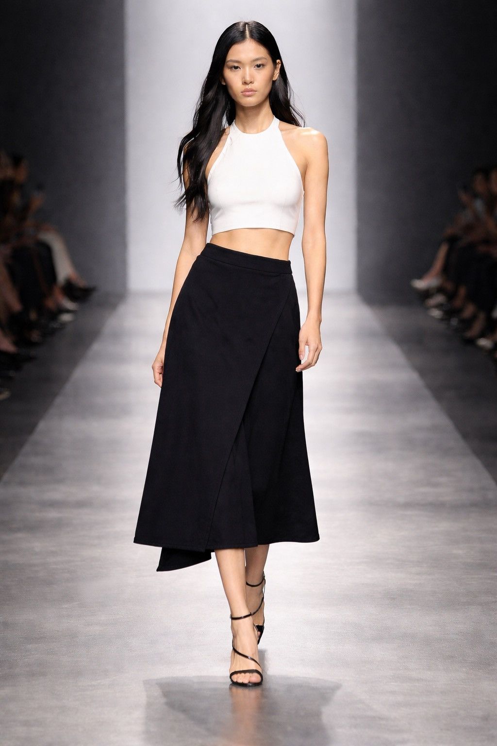 Helmut Lang ‼️LAST DROP‼️Helmut Lang Asymmetrical Bondage Skirt Black Size 32" / US 10 / IT 46 - 1 Thumbnail