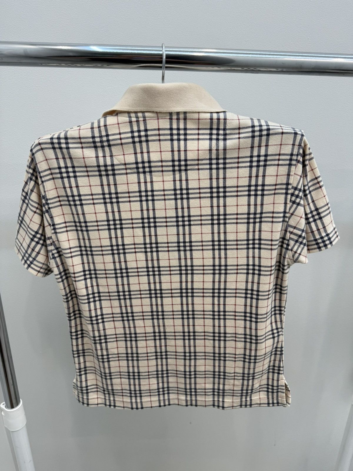 Burberry Burberry Nova Check Cotton Polo Size L / US 10 / IT 46 - 2 Thumbnail