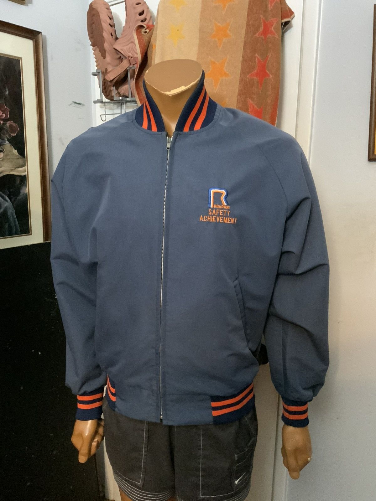 Vintage Vintage 70s Artex Roadway Express Trucking Varsity Jacket Size US M / EU 48-50 / 2 - 8 Thumbnail