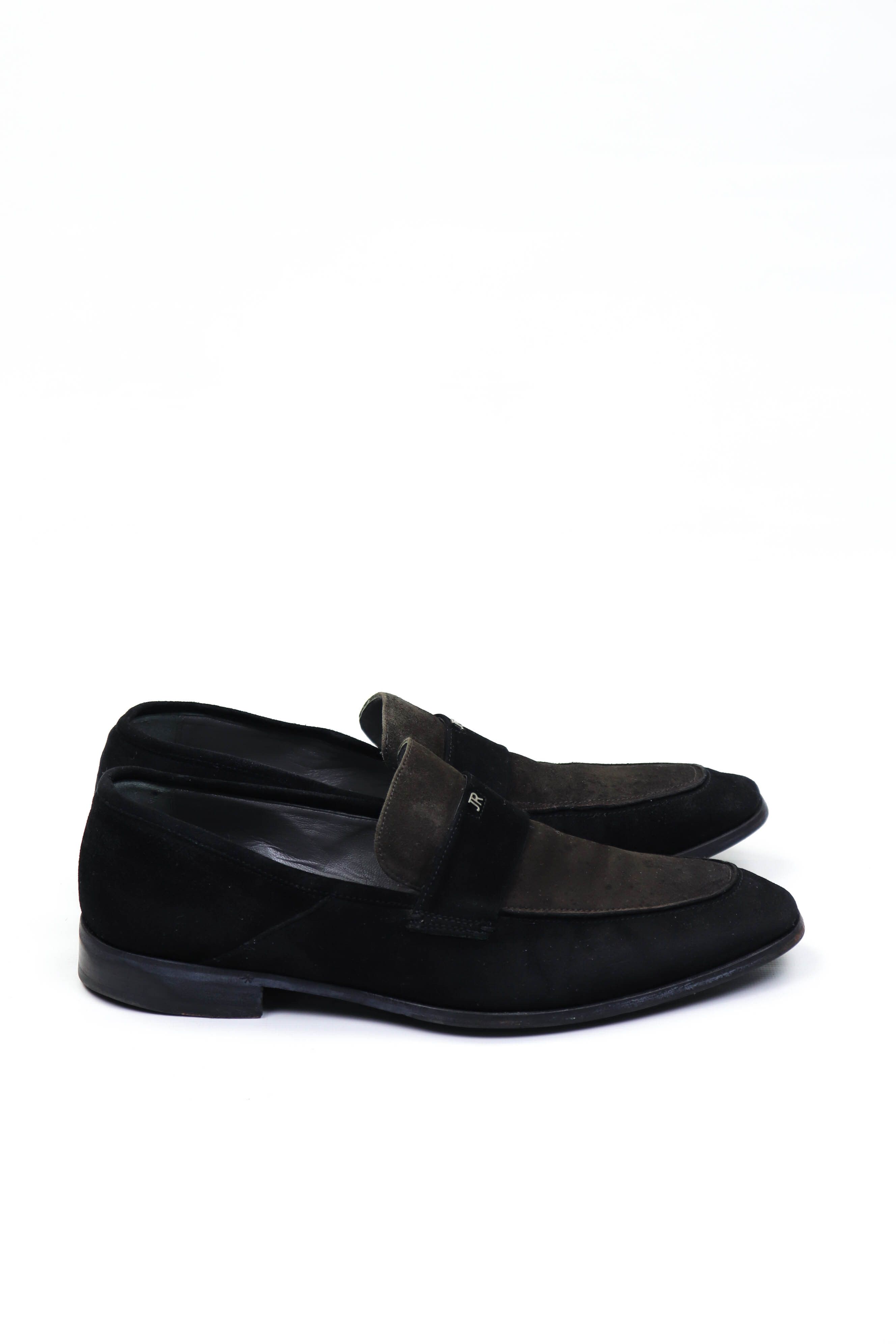 John Richmond Vintage John Richmond Black Suede Leather Loafers Shoes Size US 9.5 / EU 42-43 - 2 Thumbnail