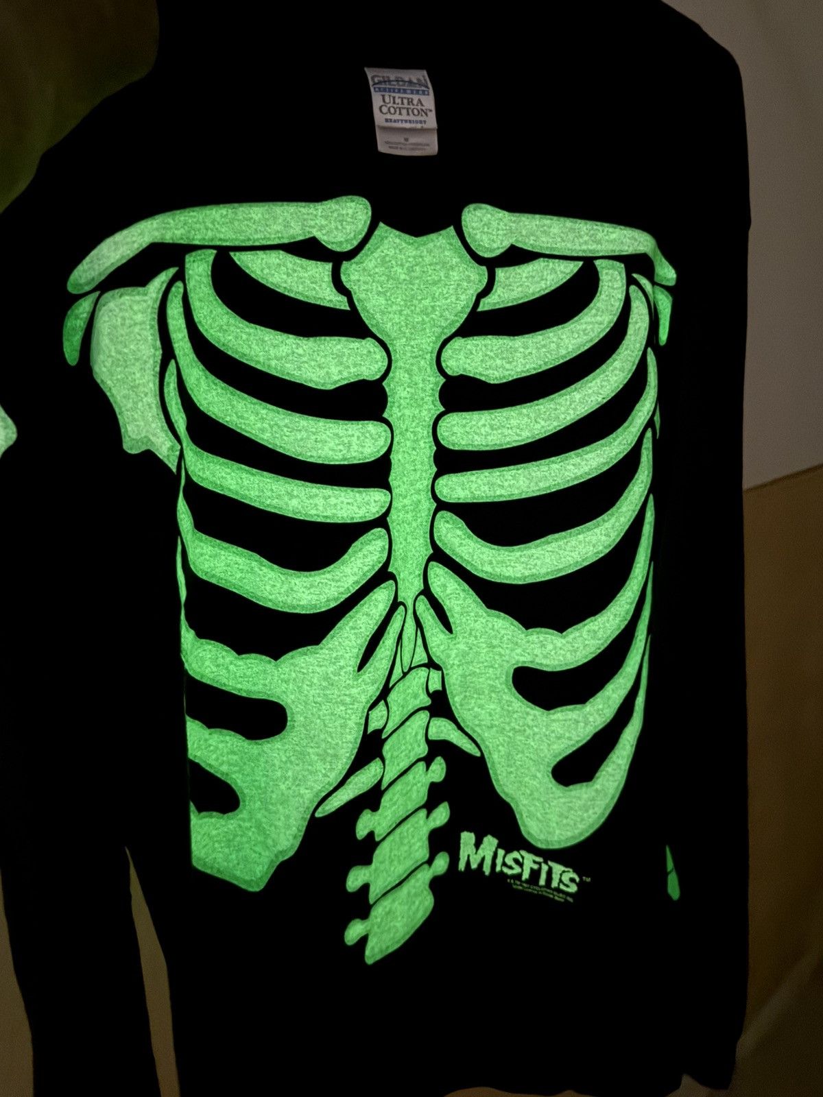 Misfits Vintage 1997 Misfits “Skeleton” All-Over Print Longsleeve Size US M / EU 48-50 / 2 - 8 Thumbnail