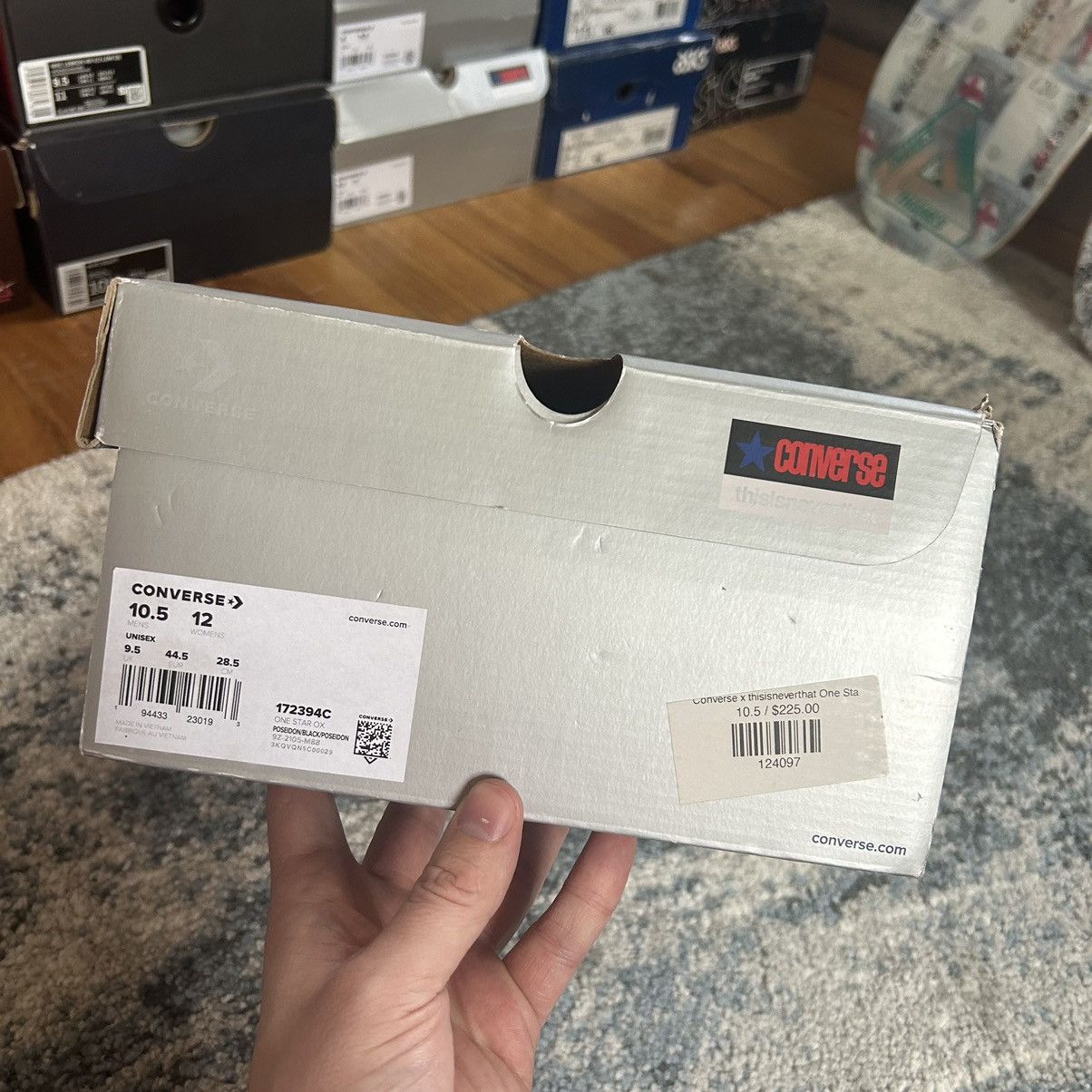 thisisneverthat 172394C DiSTRESSED SUEDE iNDiGO POSEiDON ONE STAR OX CHUCK Size US 10.5 / EU 43-44 - 10 Thumbnail