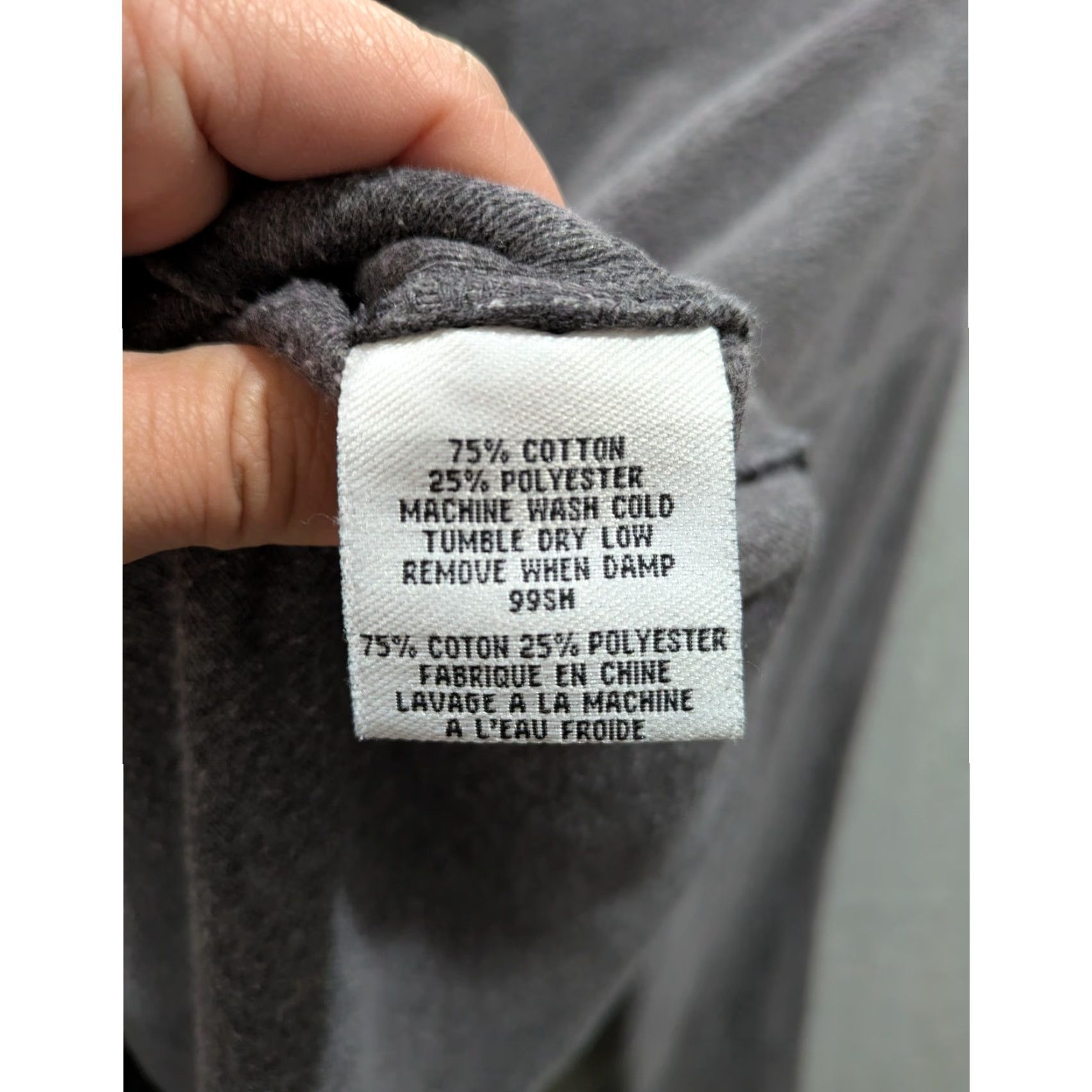 Eileen Fisher Eileen Fisher Sweater Pullover Womens Medium High Neck Pocket Soft Fleece Gray Size M / US 6-8 / IT 42-44 - 6 Thumbnail