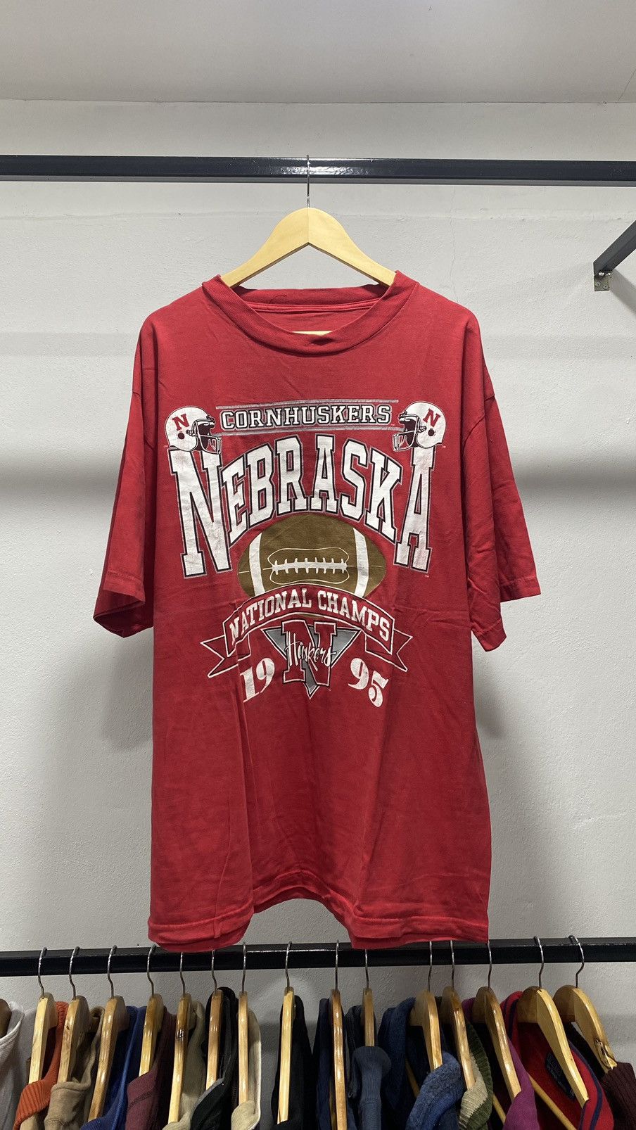 NFL × Vintage 💥Vintage 1995 Nebraska Champs Size US XL / EU 56 / 4 - 3 Thumbnail