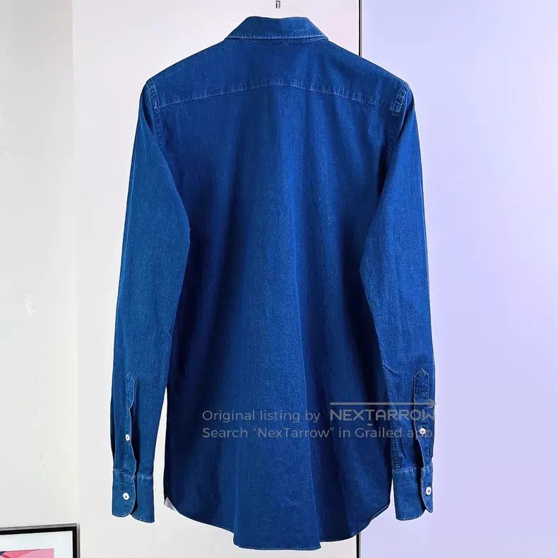 Loro Piana Loro Piana Lightweight Denim Shirt Size XS / US 0-2 / IT 36-38 - 2 Thumbnail