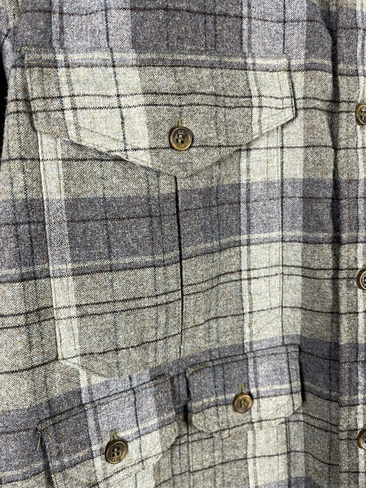 Dolce & Gabbana Dolce&Gabbana Archives Multipocket Wool Flannel Shirt Size US L / EU 52-54 / 3 - 5 Thumbnail