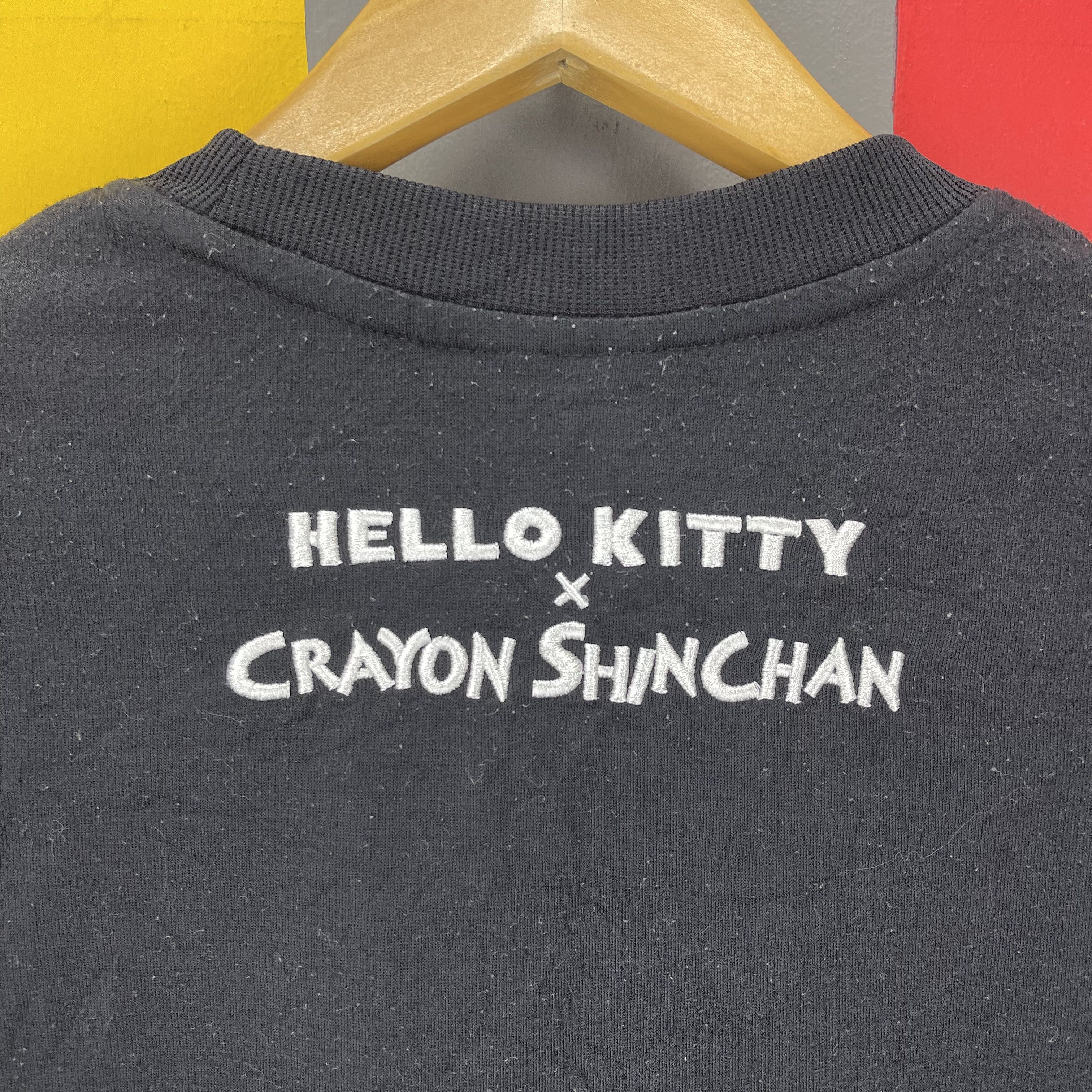 Anime HELLO KITTY x CRAYON SHIN CHAN Crew Neck Sweatshirt #1437/AX Size US M / EU 48-50 / 2 - 2 Thumbnail