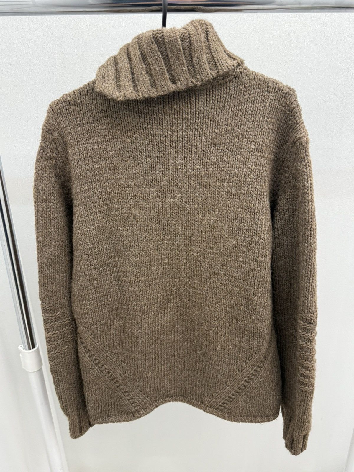 Just Cavalli Vintage Just Cavalli Heavy Knit Turtleneck Sweater Size US L / EU 52-54 / 3 - 3 Thumbnail