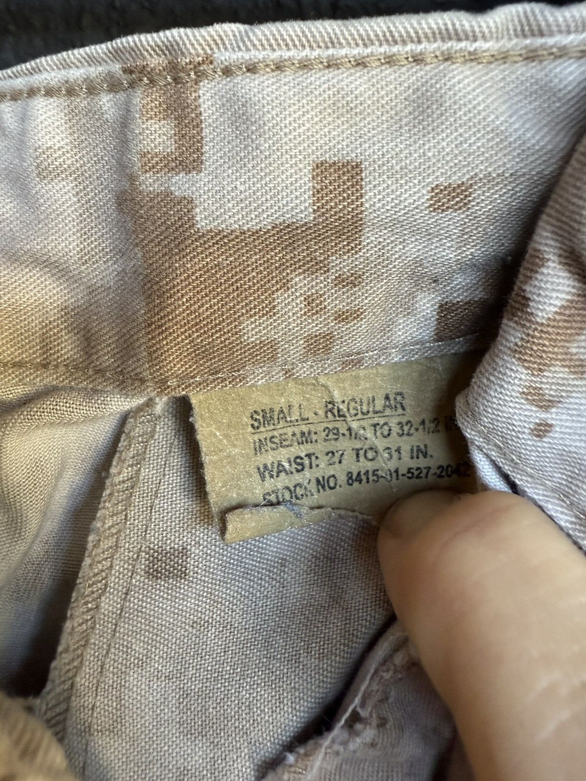 Vintage Vintage USMC Desert Camo Cargo Pants 27”-32” Size US 30 / EU 46 - 7 Thumbnail