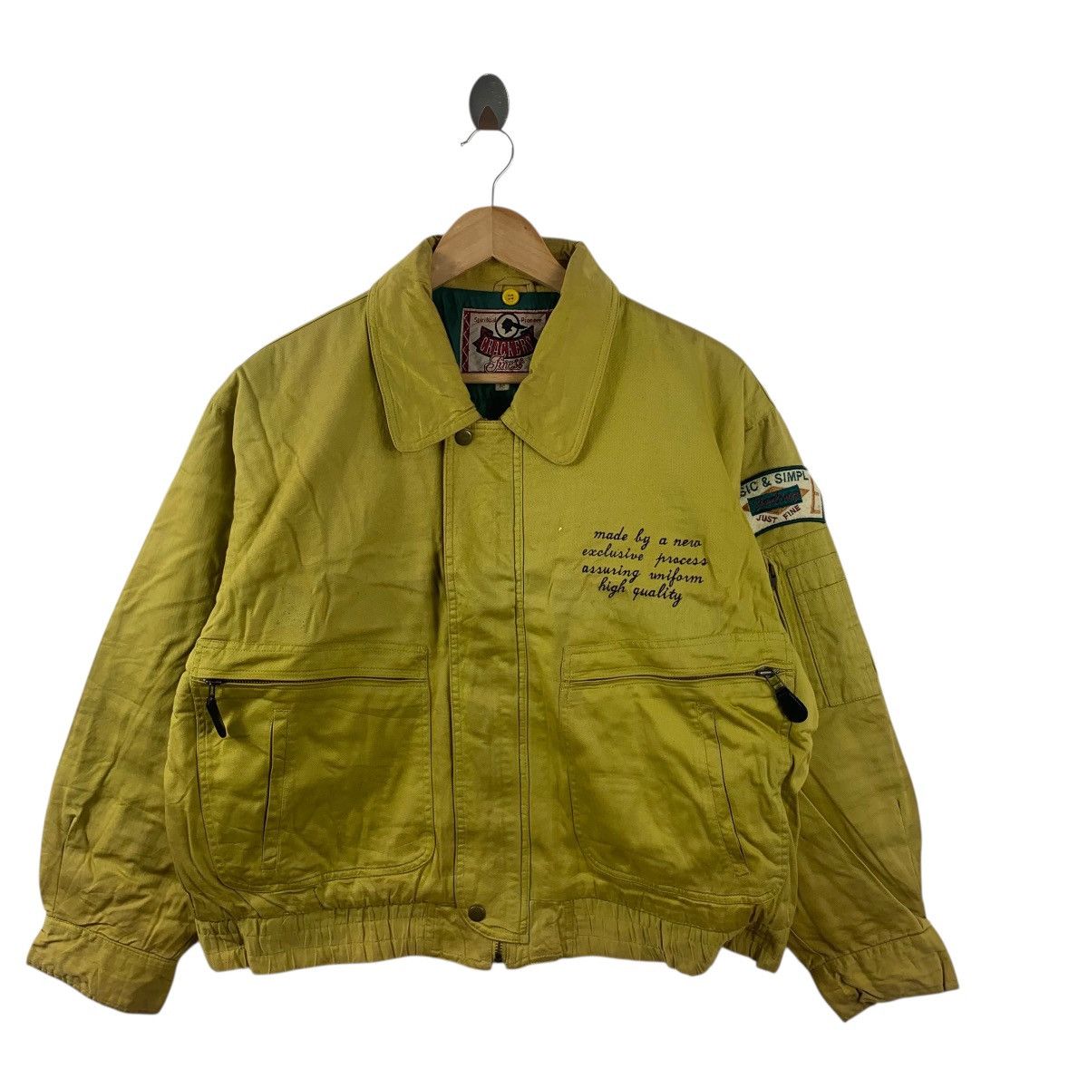 Vintage Vintage CRACKERS FINEST Worker Chore Patch Jacket Size US M / EU 48-50 / 2 - 3 Thumbnail