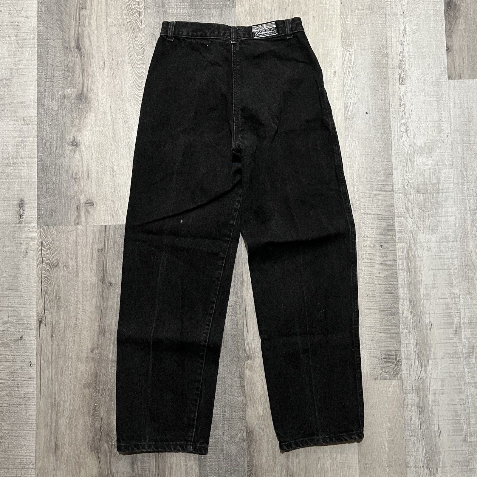 Vintage VTG Rocky Mtn Clothing Co Black Bareback Denim USA Jeans 14R Size 27" / US 4 / IT 40 - 2 Thumbnail