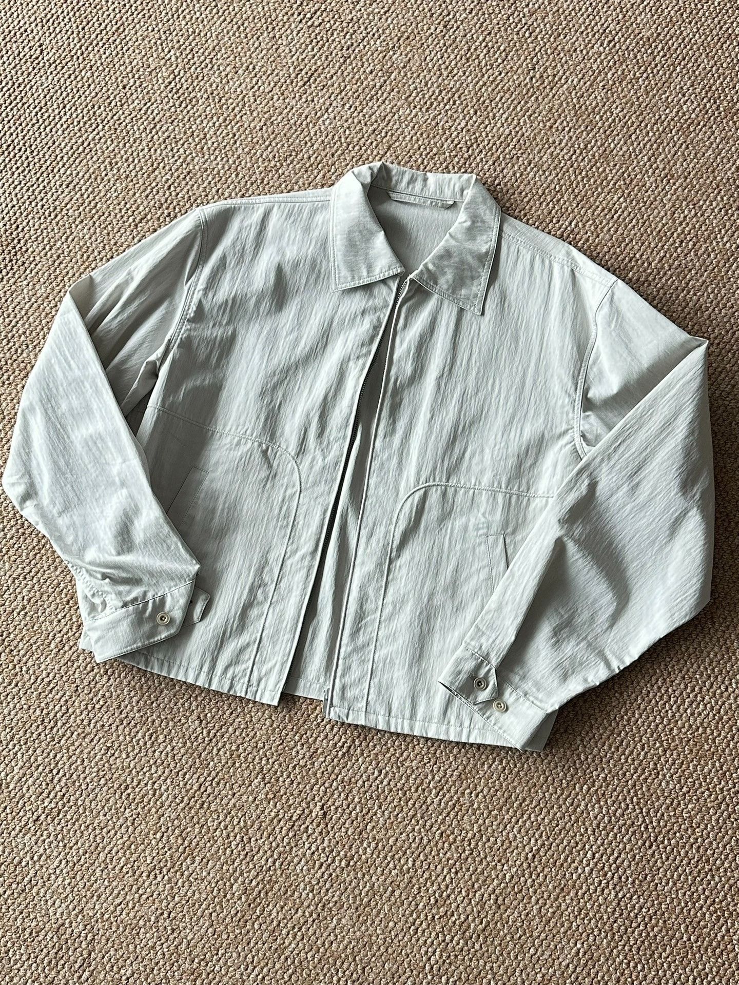 Lemaire Lemaire Light Gray Zip Jacket Size US M / EU 48-50 / 2 - 1 Thumbnail