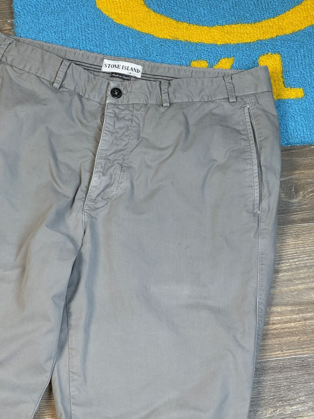 Stone Island × Vintage Vintage Stone Island Gray Chino Trousers Pant Size US 36 / EU 52 - 3 Thumbnail
