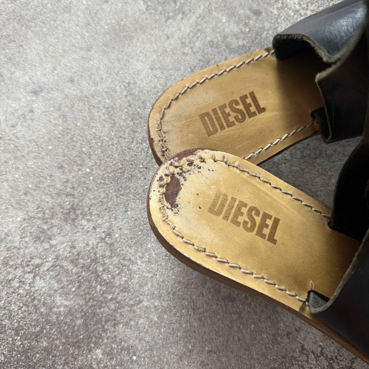 Diesel DIESEL Vintage Gladiator Leather Sandals Size US 8 / IT 38 - 10 Thumbnail