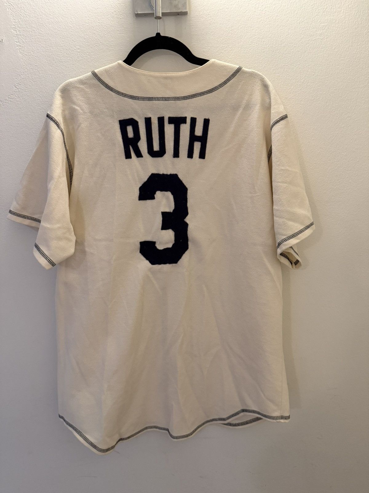Majestic Babe Ruth Vintage Jersey - Size L Size US L / EU 52-54 / 3 - 2 Thumbnail