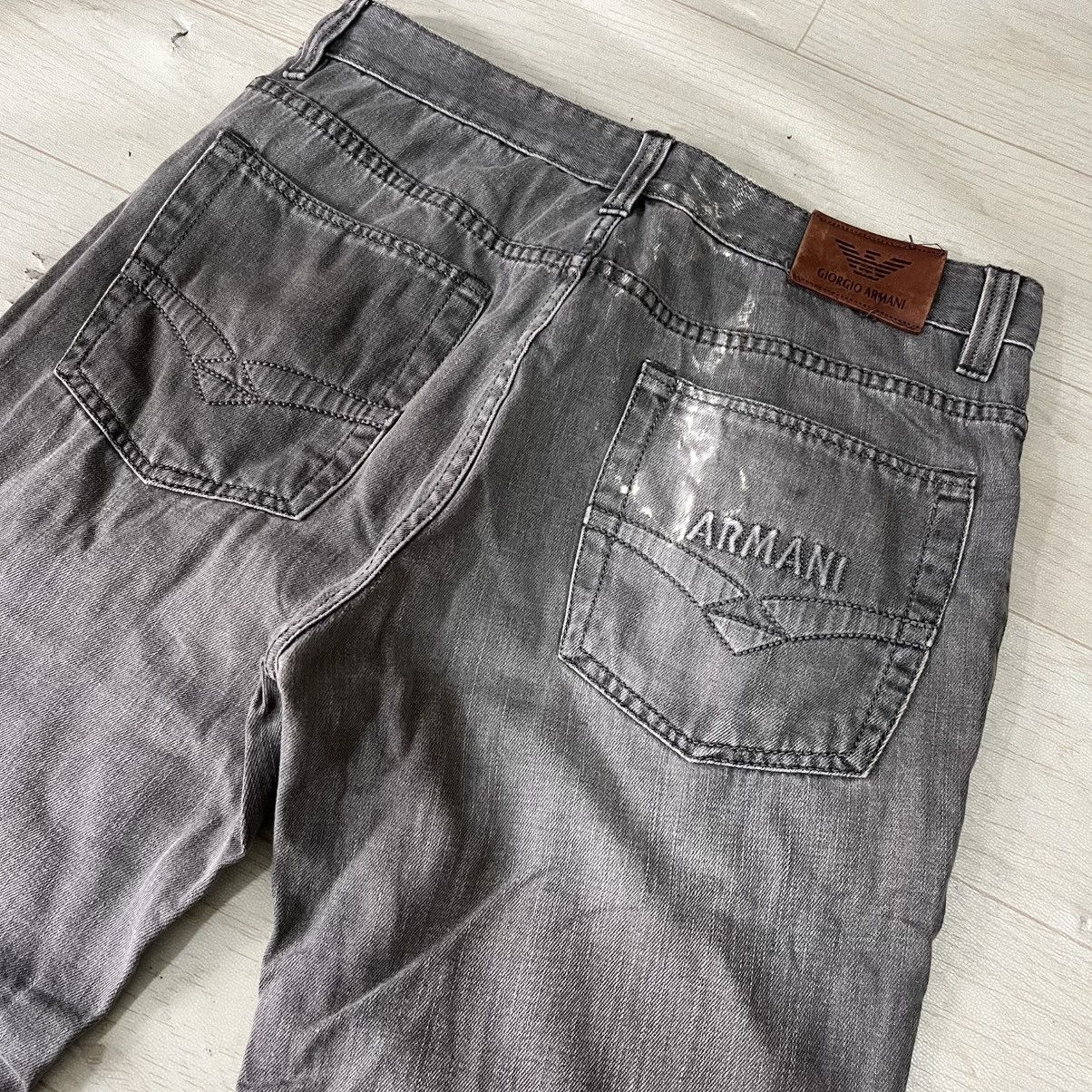 Armani Vintage Armani Jeans embroidery logo Size US 32 / EU 48 - 3 Thumbnail