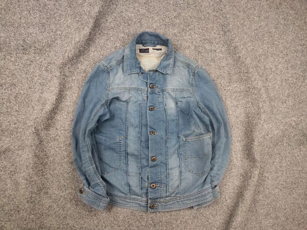 Vintage 90's Diesel Elshar Ne Juzicon denim stretch Jacket