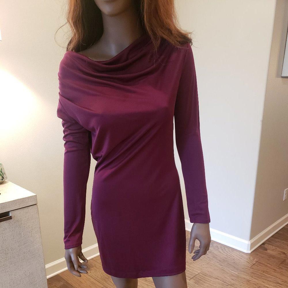 Designer Aaron Ashe Collection Long Sleeved Backless Mini NWOT Size M / US 6-8 / IT 42-44 - 1 Thumbnail