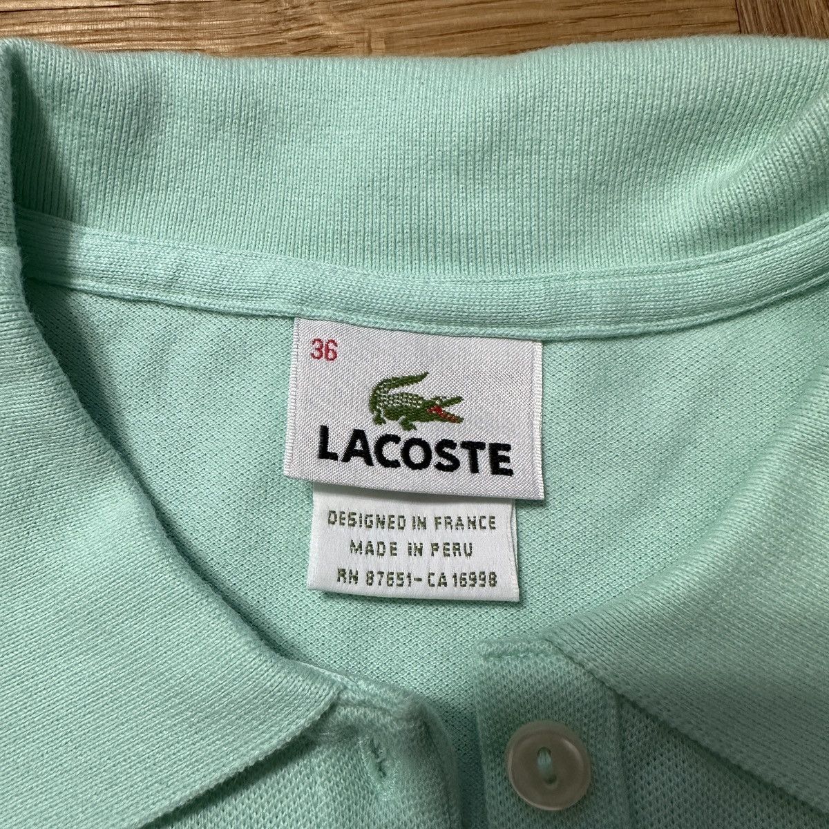 Lacoste Lacoste baby polo shirt Size XS / US 0-2 / IT 36-38 - 4 Thumbnail