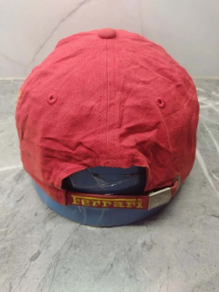 Ferrari Vintage Ferarri Rubens Barrichello Signature Cap Hat Size ONE SIZE - 5 Thumbnail