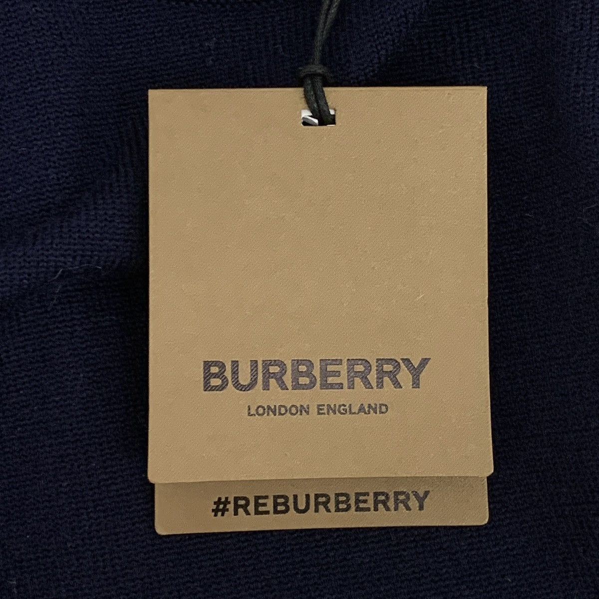 Burberry Burberry Striped Spliced Wool Long Sleeve Knit Sweater K26WX Size US M / EU 48-50 / 2 - 7 Thumbnail