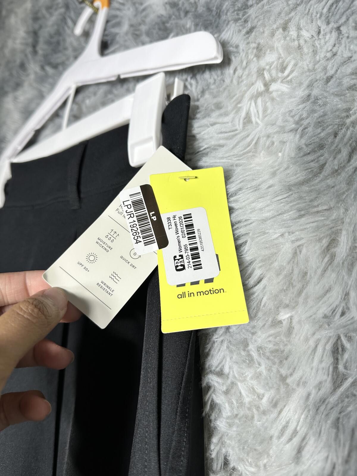 Other Black Stretch Fit Pants with Elastic Back and Secure Zipper Size US 30 / EU 46 - 5 Thumbnail