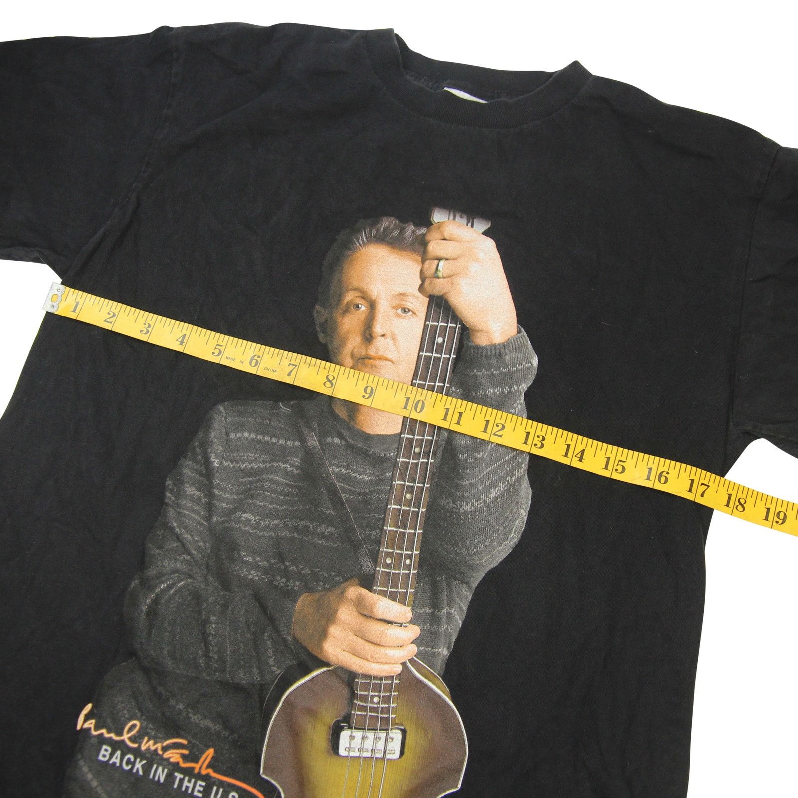 Band Tees × Vintage Vintage 2002 Paul McCartney "Back in the US" Tour Tee Shirt Size US M / EU 48-50 / 2 - 5 Thumbnail