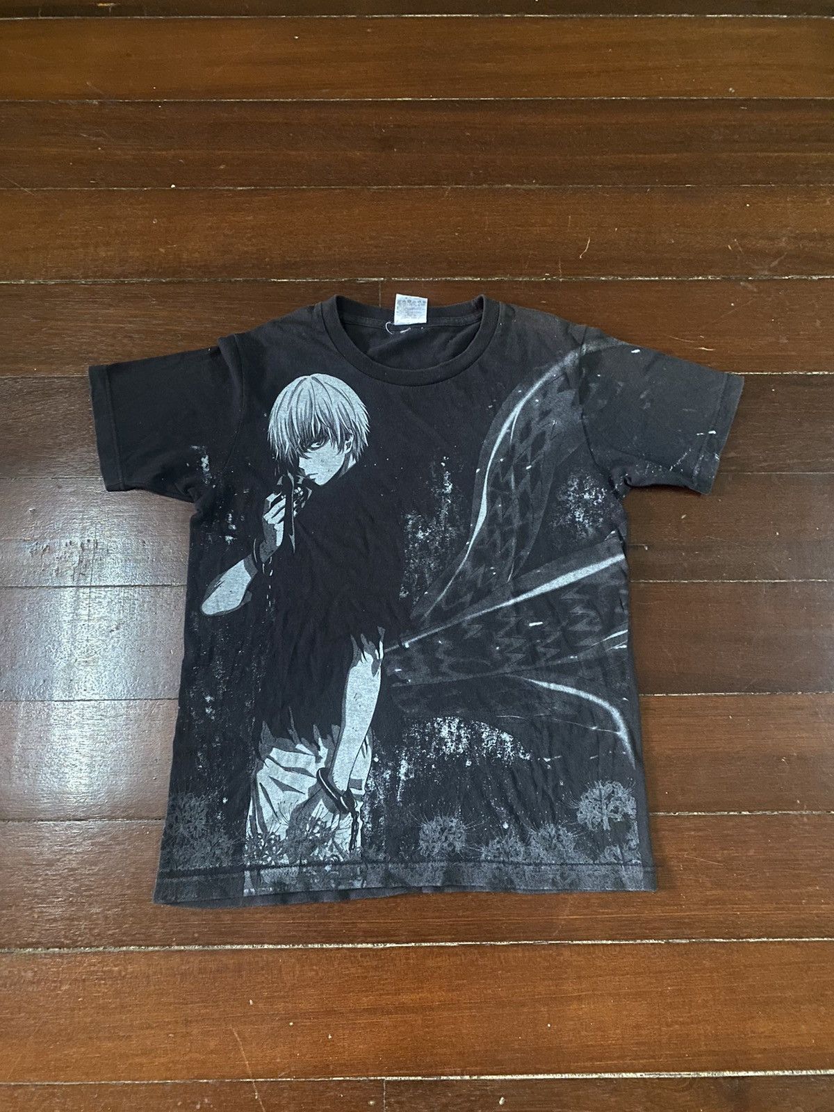 Anime Vintage Y2K Tokyo Ghoul kaneki ken over print Anime Tee Size US S / EU 44-46 / 1 - 3 Thumbnail