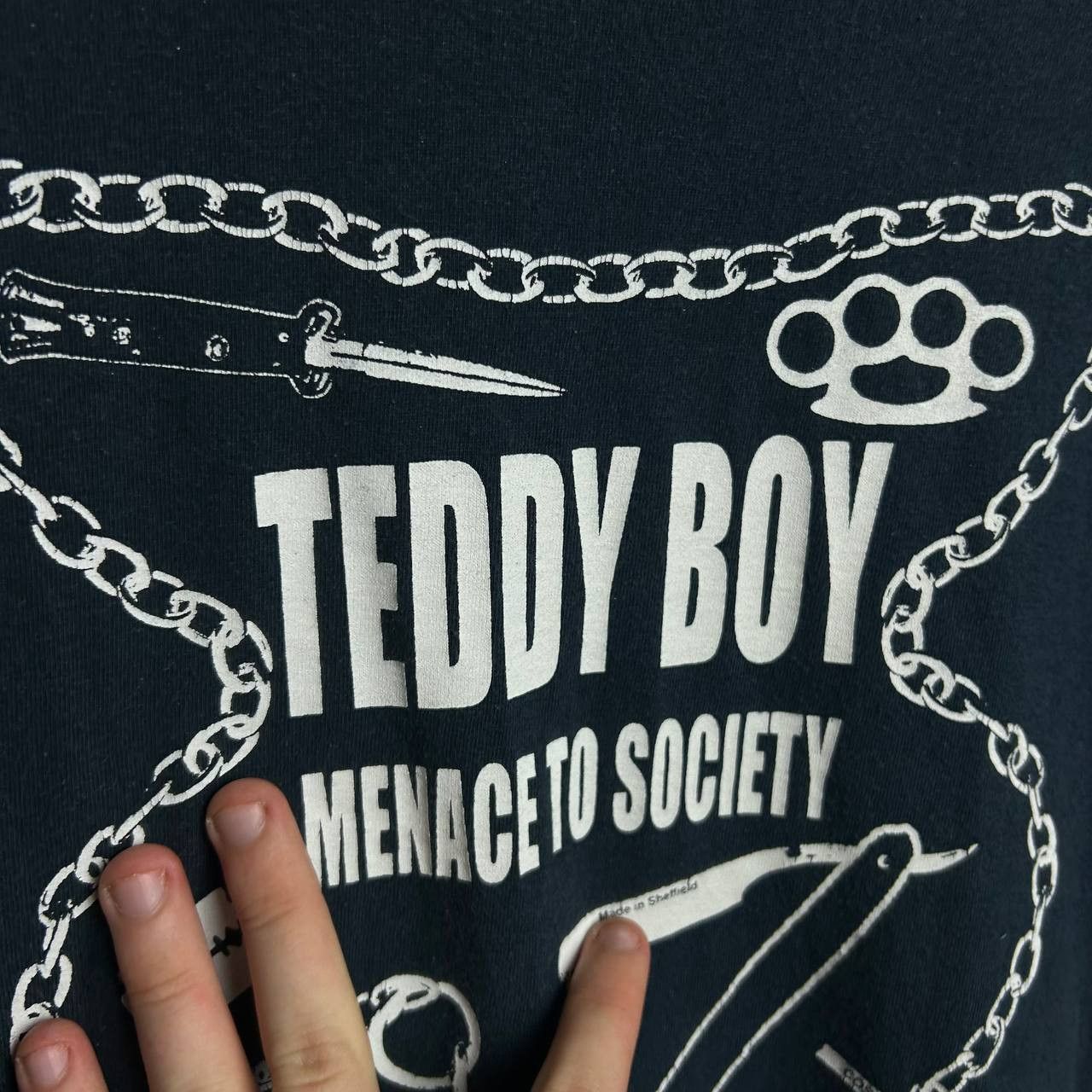 Band Tees Vintage Teddy Boy Cosh Boy design 2000s band tee Size US L / EU 52-54 / 3 - 3 Thumbnail