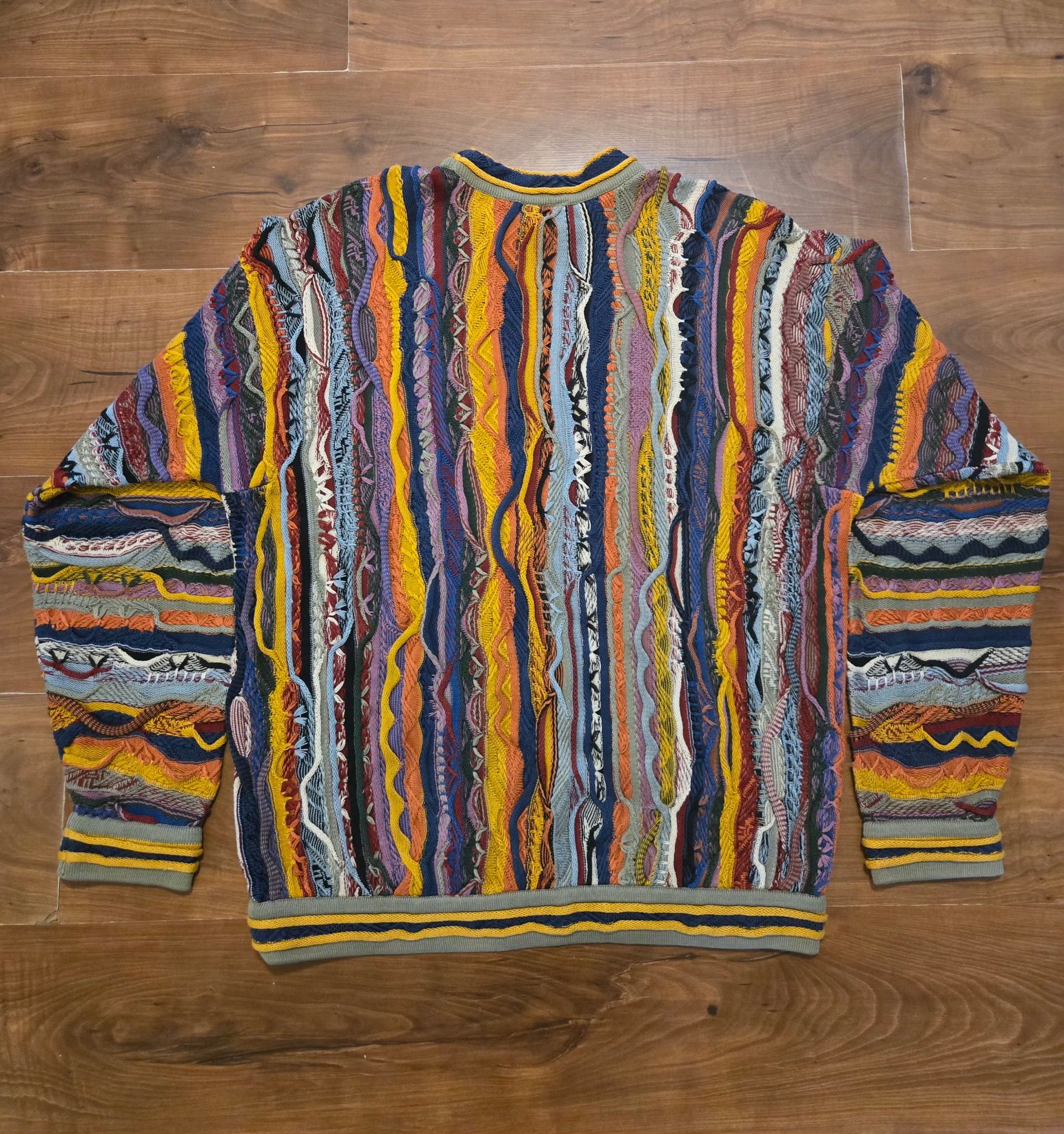 Coogi Vintage COOGI 3D Knit Sweater Size Large Size US L / EU 52-54 / 3 - 2 Thumbnail