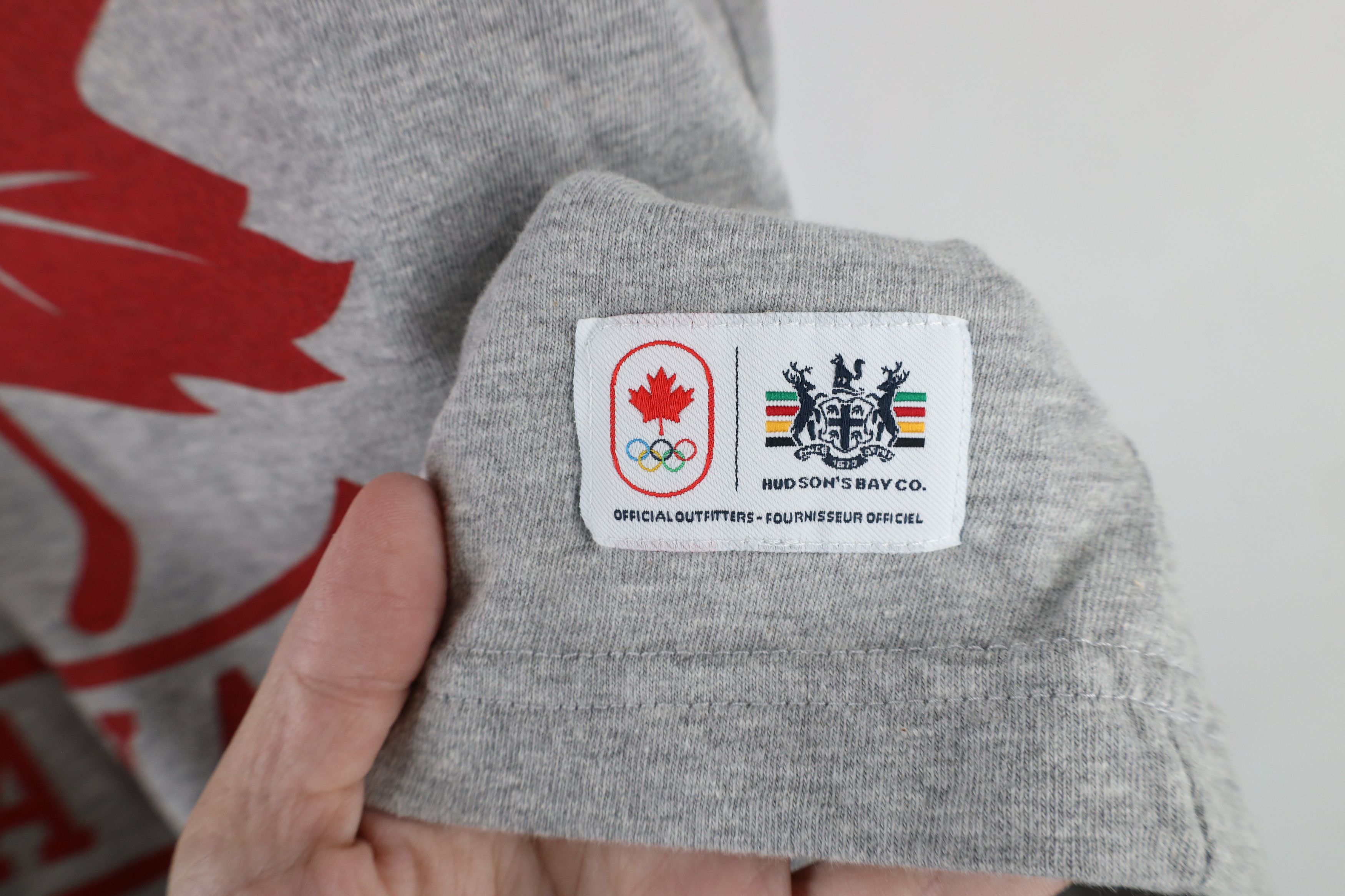 Vintage Deadstock Hudsons Bay Co 2012 Olympics Canada T-Shirt Gray Size US L / EU 52-54 / 3 - 5 Thumbnail