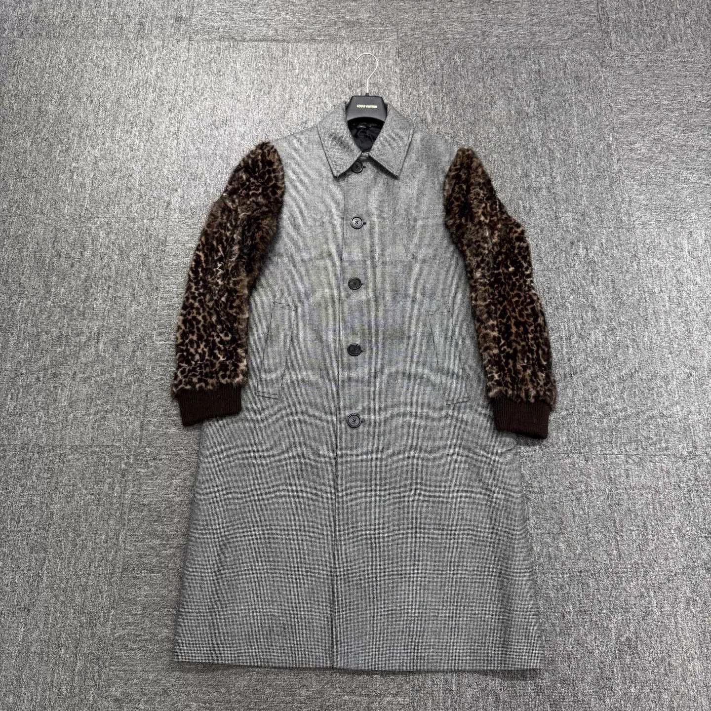 Fendi Fendi Fur Paneled Long Coat Size US XL / EU 56 / 4 - 1 Thumbnail