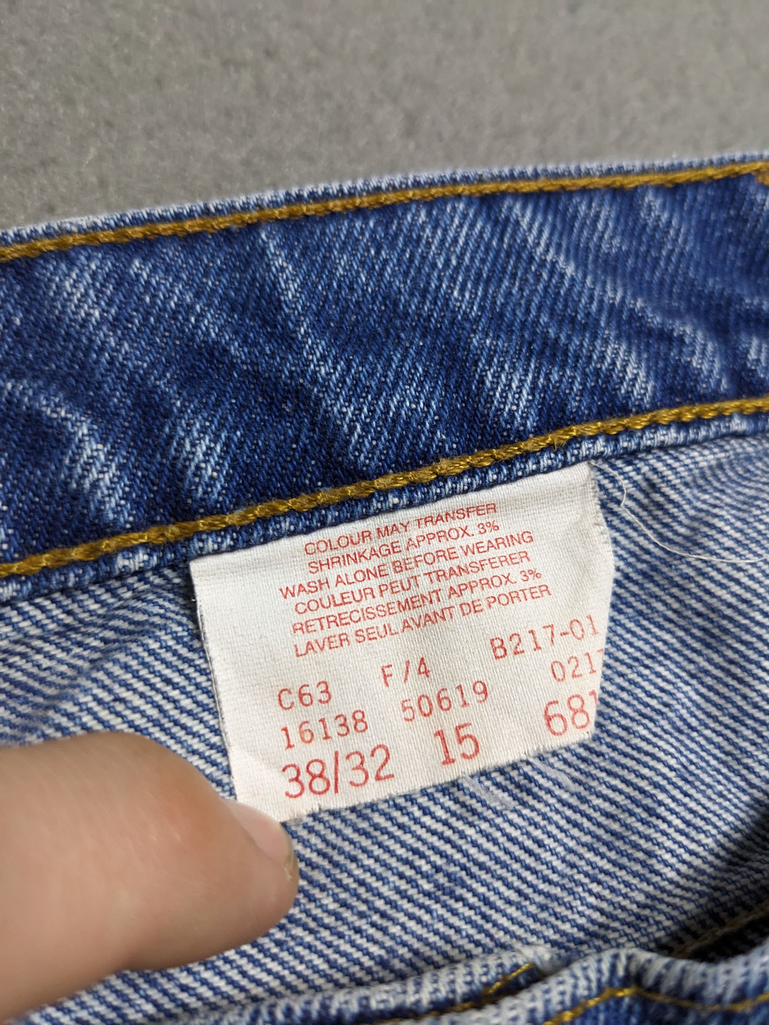 Levi's VINTAGE Y2K Levis Orange Tab 619 Jeans Mens 35x30 Denim Size US 35 - 13 Thumbnail