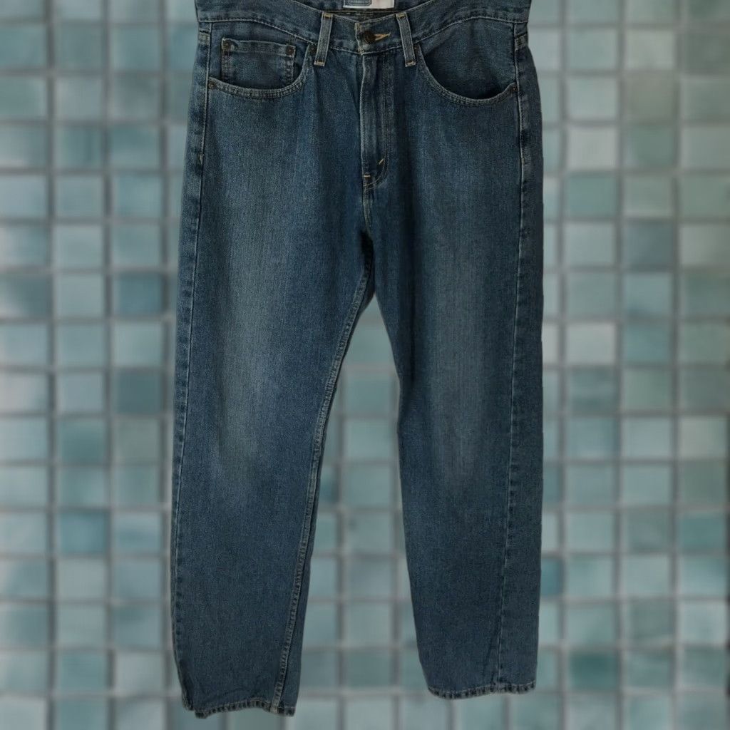 CO Signature By Levi Strauss & Co Mens Jeans Straight Blue 34X34 5-Pocket Denim 100% Cotton Mens Size US 34 / EU 50 - 1 Thumbnail