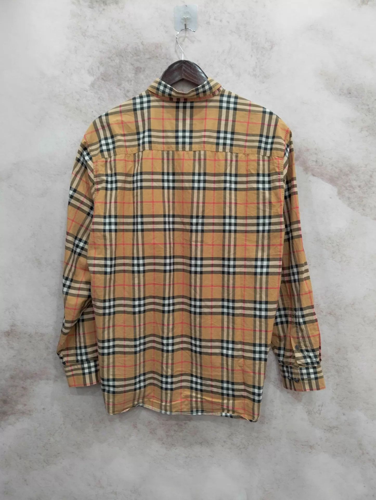 Burberry Burberry Check Long Sleeve Shirt XL 95 New Size US XL / EU 56 / 4 - 2 Thumbnail