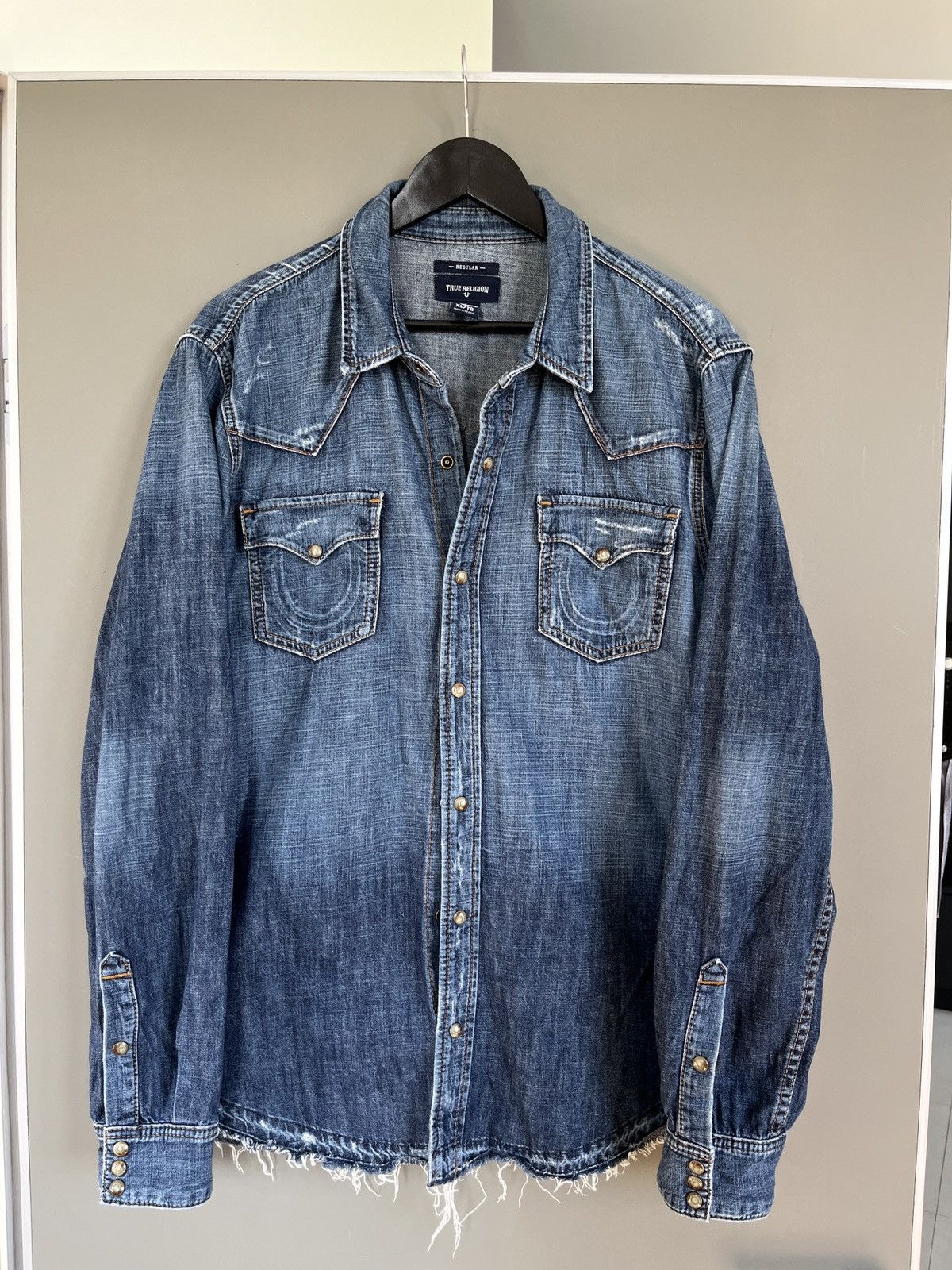 True Religion Denim Western Cowboy Shirt