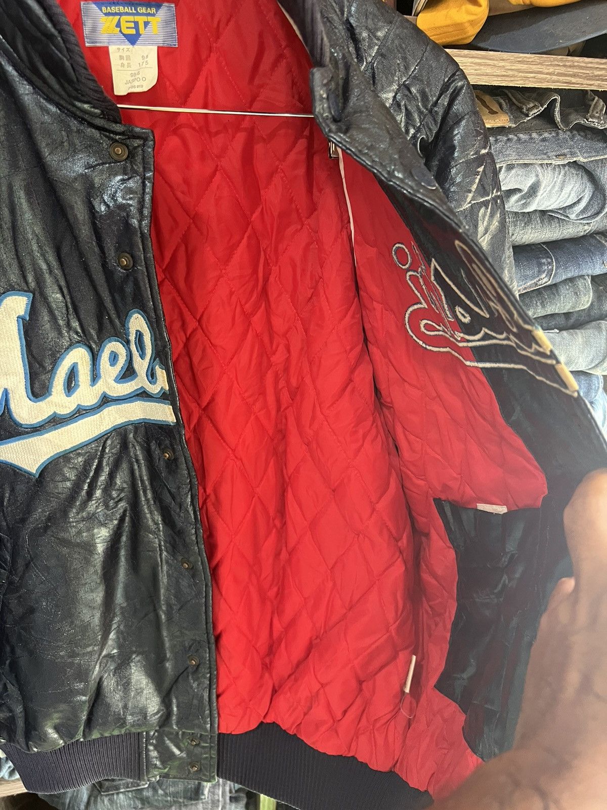 Other 🔥Vintage Zett Jaspo Baseball Gear Button Jacket Size US L / EU 52-54 / 3 - 13 Thumbnail