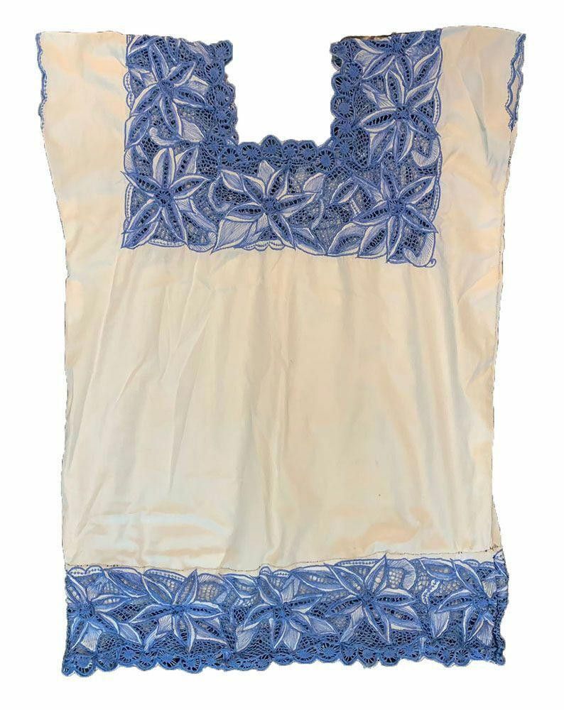 Designer Pre Owned White Hand Made Blouse L Size L / US 10 / IT 46 - 2 Thumbnail