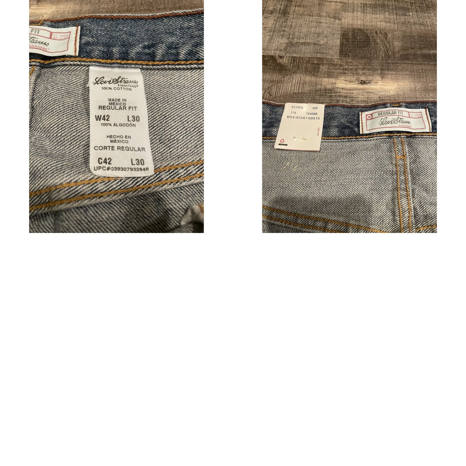 Levi's VINTAGE Levi's Jeans Relaxed Fit 42x30 5-Pocket Denim Blue Signature Stone Wash Mens Jeans Size US 42 / EU 58 - 8 Thumbnail