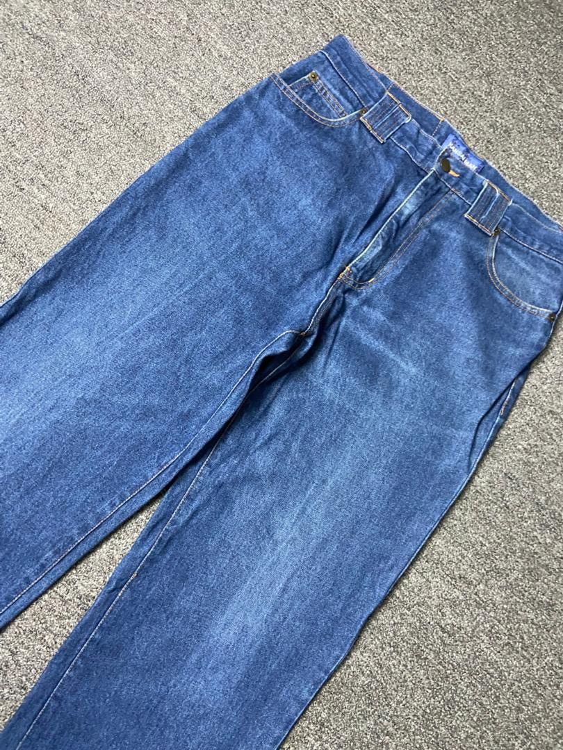 Japanese Brand KANSAI MAN Dragon Embroidered Baggy Jeans (136) Size US 32 / EU 48 - 7 Thumbnail