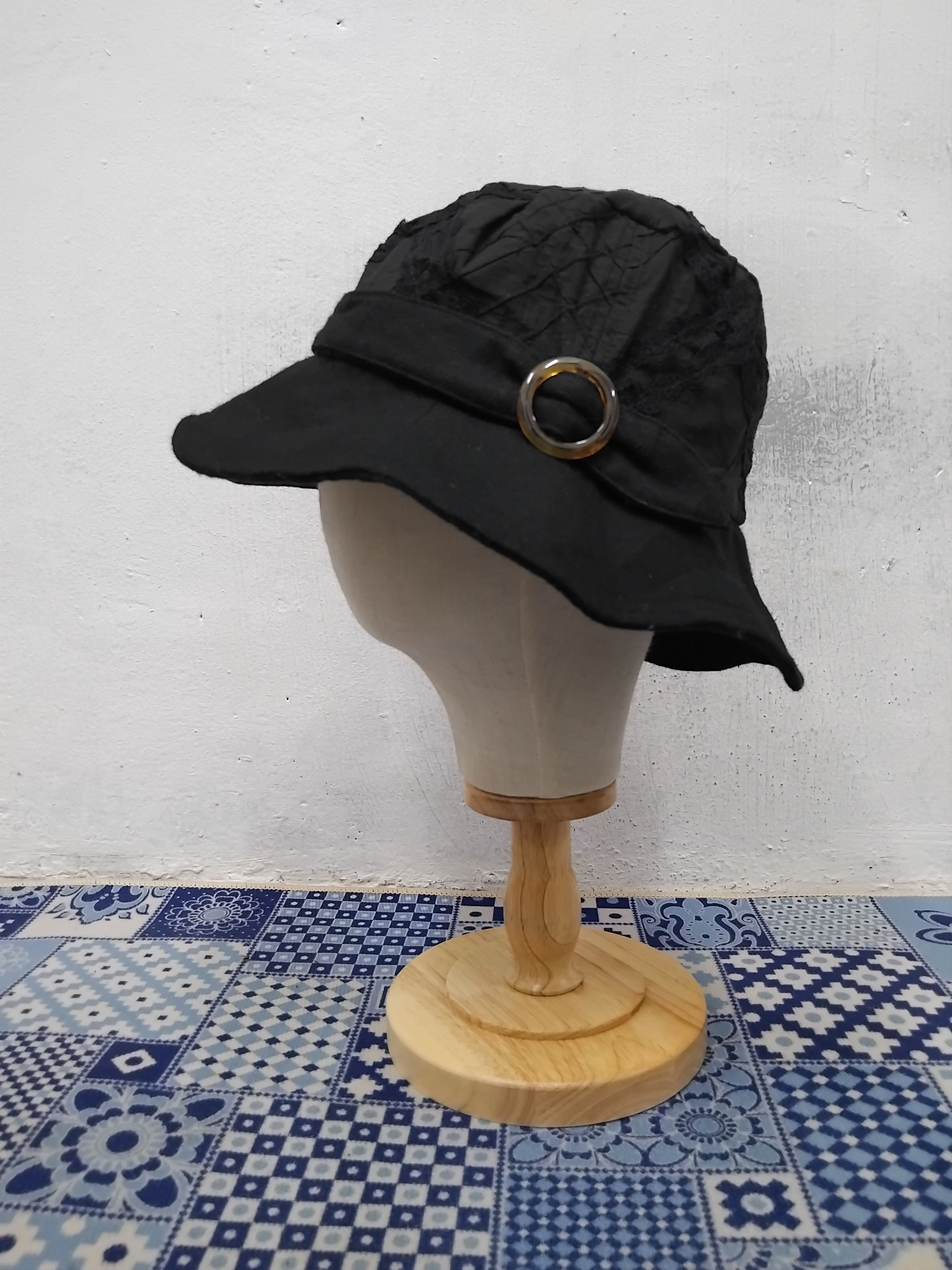 Japanese Brand La chambre d ine. Ribbon black hat Size ONE SIZE - 5 Thumbnail