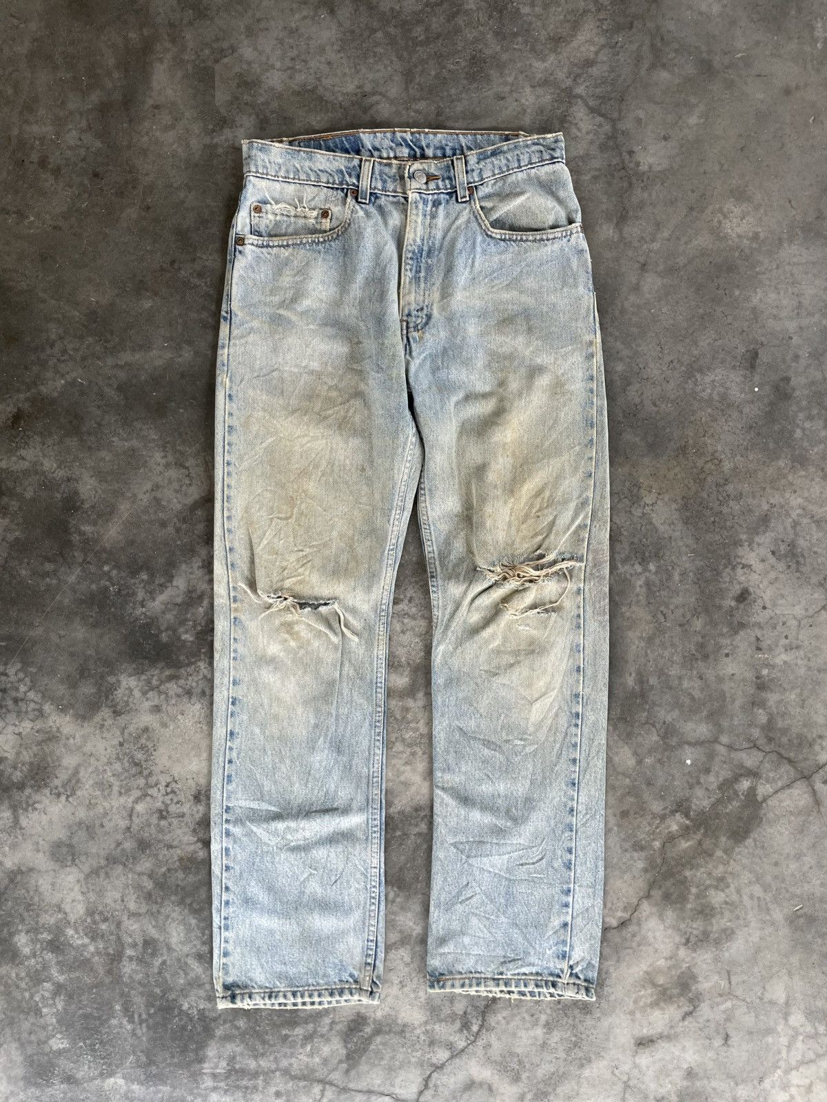 Levi's VTG 90s Levi's 505 Red Tab Regular Fit Size US 31 - 1 Thumbnail