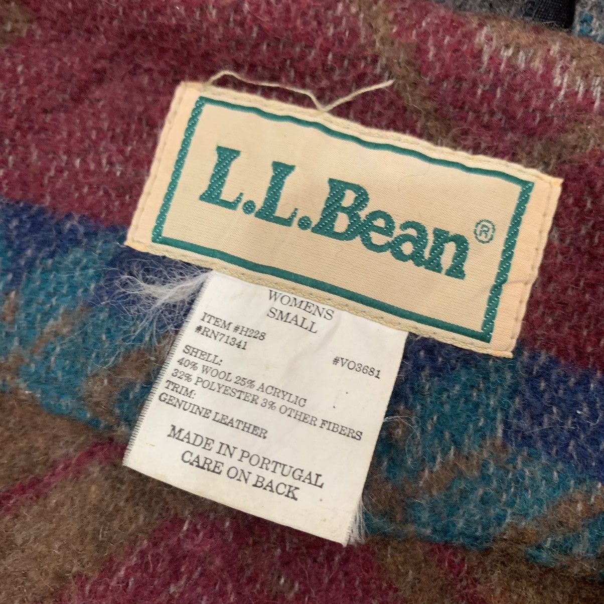 L.L. Bean 🔥Vintage LL Bean Aztec Wool Zipper Jacket Size S / US 4 / IT 40 - 10 Thumbnail