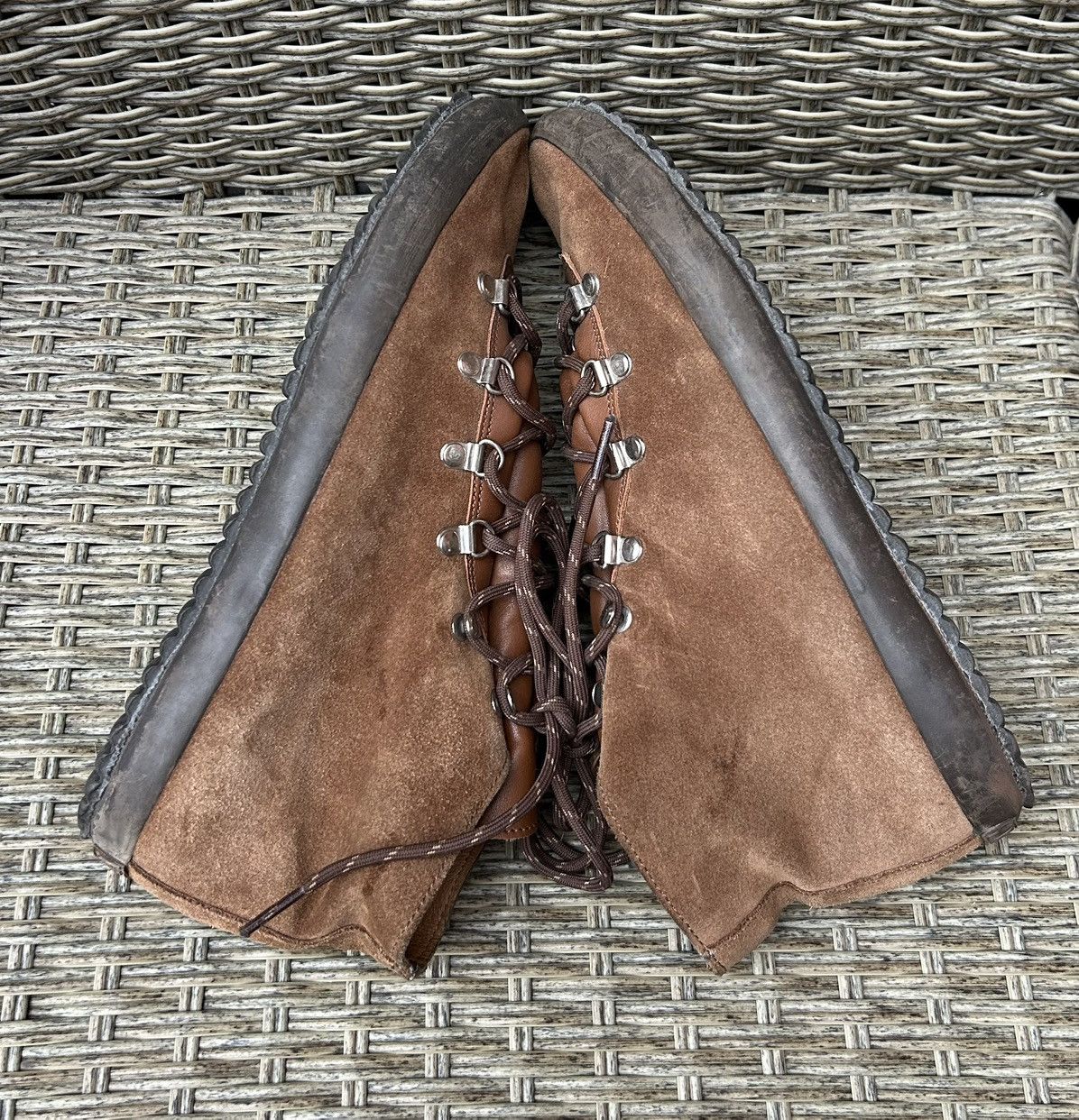 YMC YMC You Must Create Brown Suede Mountain Sneakers Mid Sz 43 Size US 10 / EU 43 - 4 Thumbnail