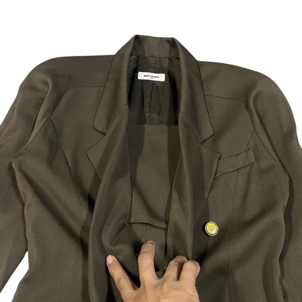 Max Mara Max Mara Wool Coat with Skirt Size S / US 4 / IT 40 - 6 Thumbnail