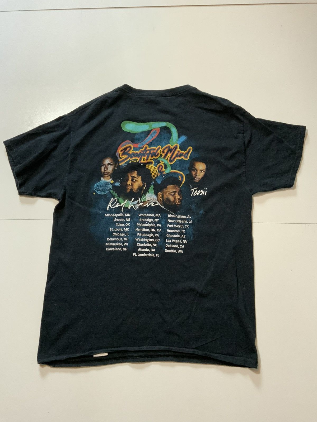 Band Tees Rod Wave Beautiful Mind 2022 Tour Concert T-Shirt Size US M / EU 48-50 / 2 - 2 Thumbnail