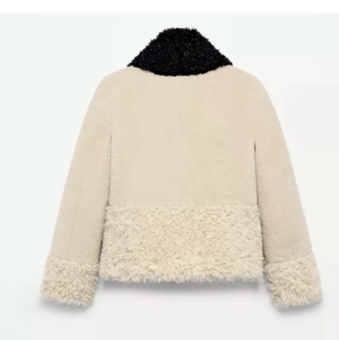 Zara ZARA FAUX FUR PATCHWORK JACKET Size S / US 4 / IT 40 - 18 Thumbnail